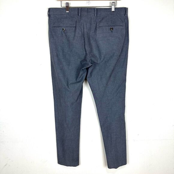 J.Crew Grey Ludlow Slim Carpini Cotton Pants 34 x 32 Read - Picture 3 of 13